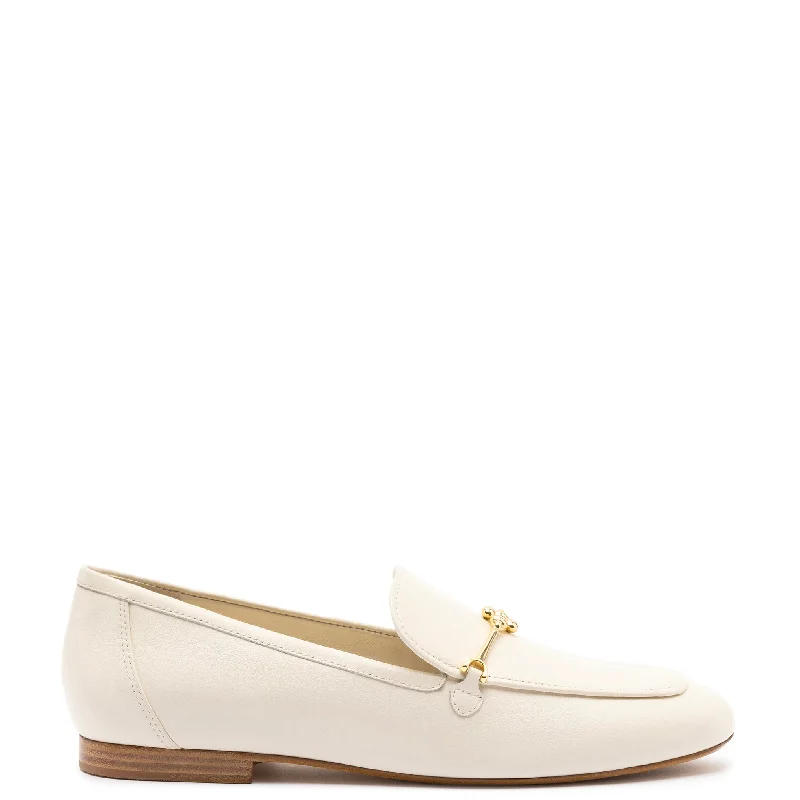 Katherine Loafer In Ivory Leather