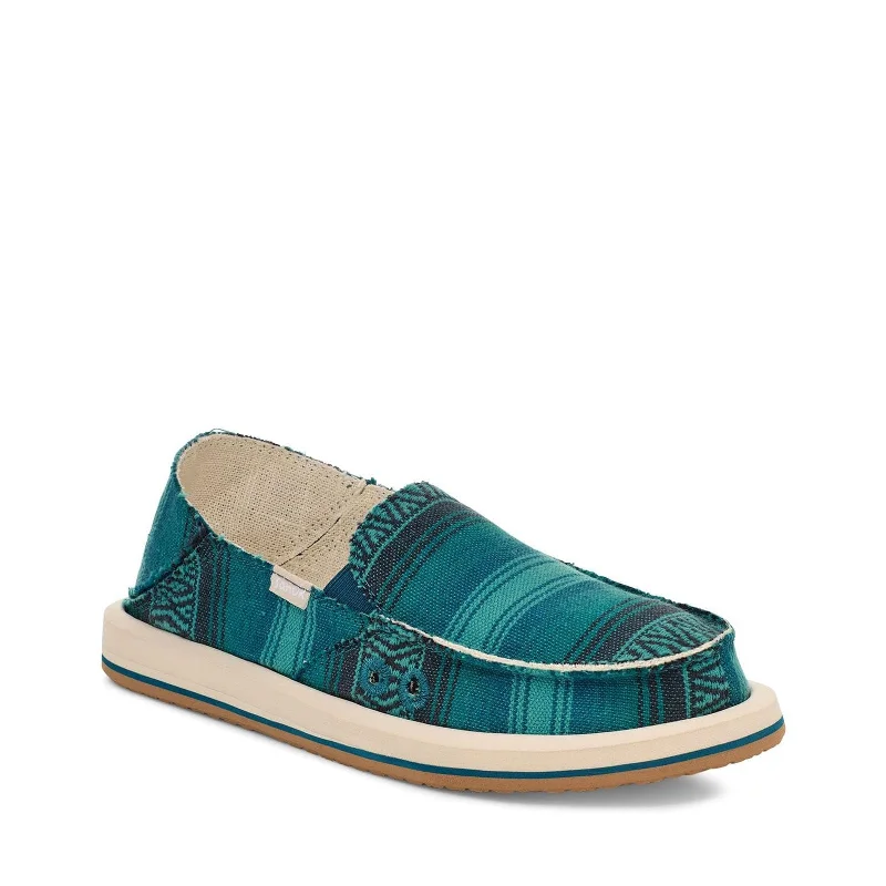 Sanuk Women's Donna Blanket Loafer, Deep Lake