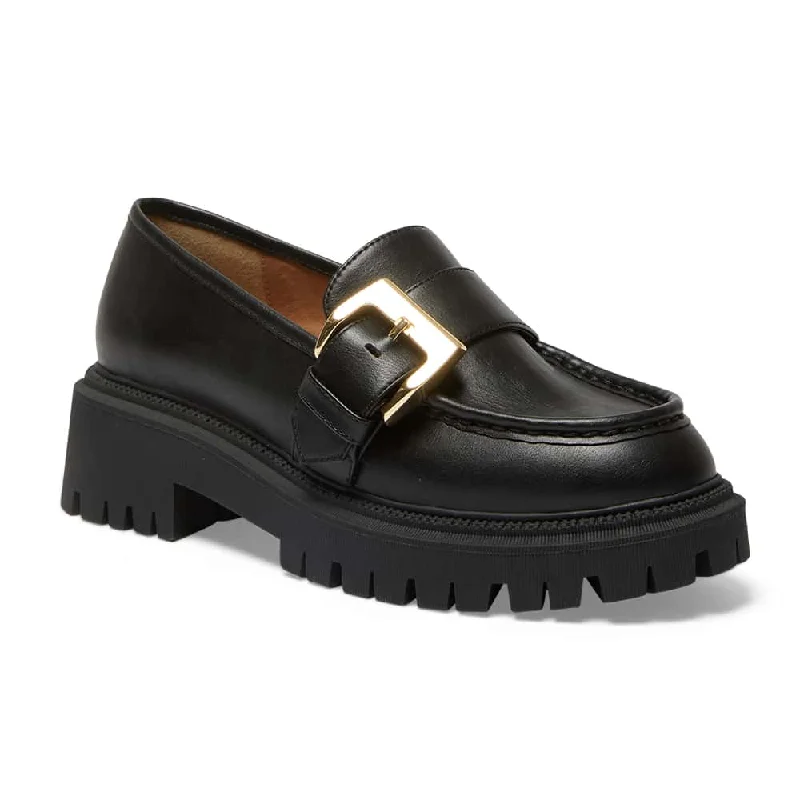 Sammy Loafer in Black Smooth