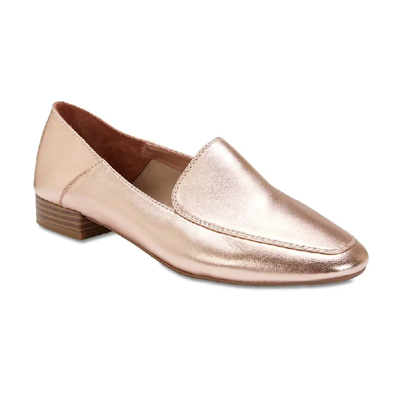 Braxton Loafer in Rose Gold Leather