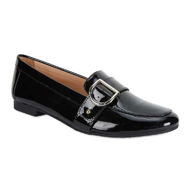 Tyson Loafer in Black Patent