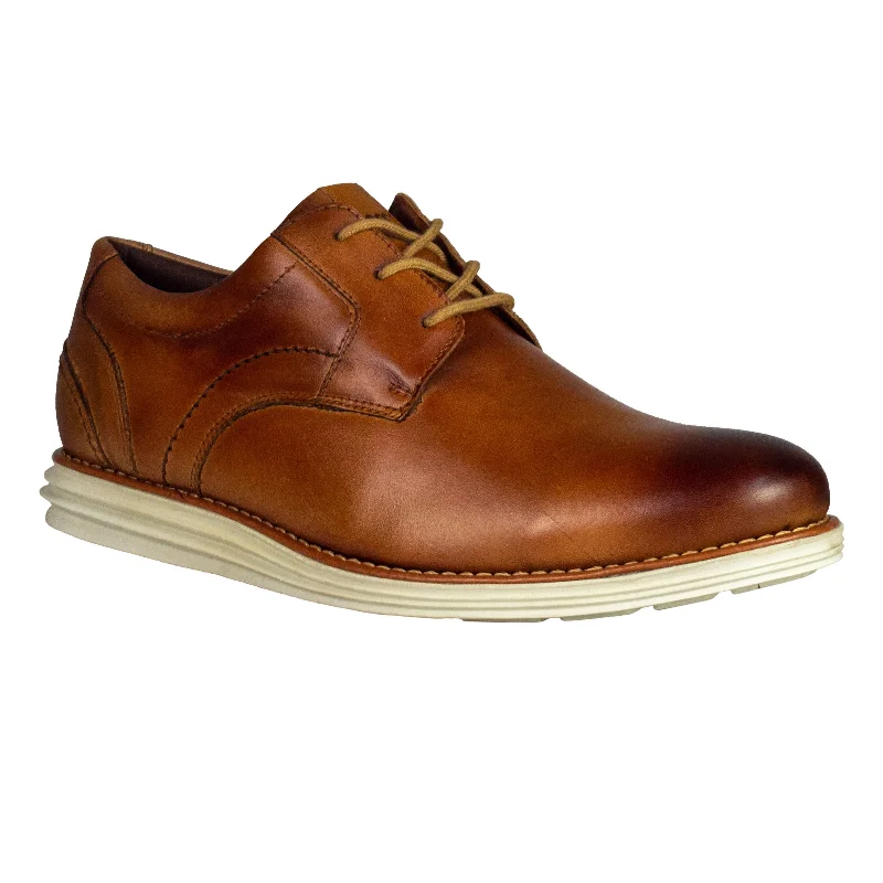 Sandro Moscoloni Men's three eyelet plain toe oxford Franca Tan