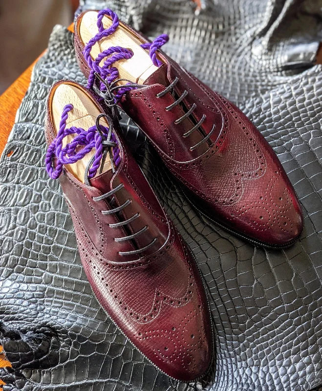 Ascot William - Burgundy Calf