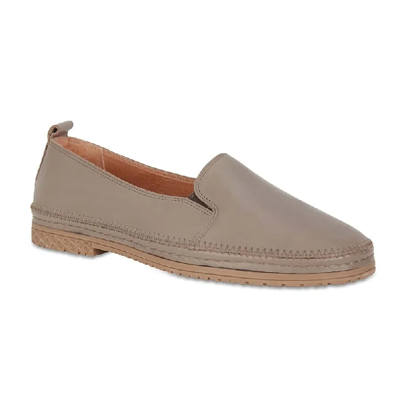 Kyla Loafer in Stone Leather