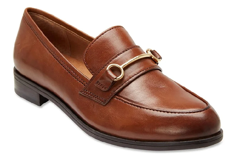 Wallis Loafer in Cognac Leather