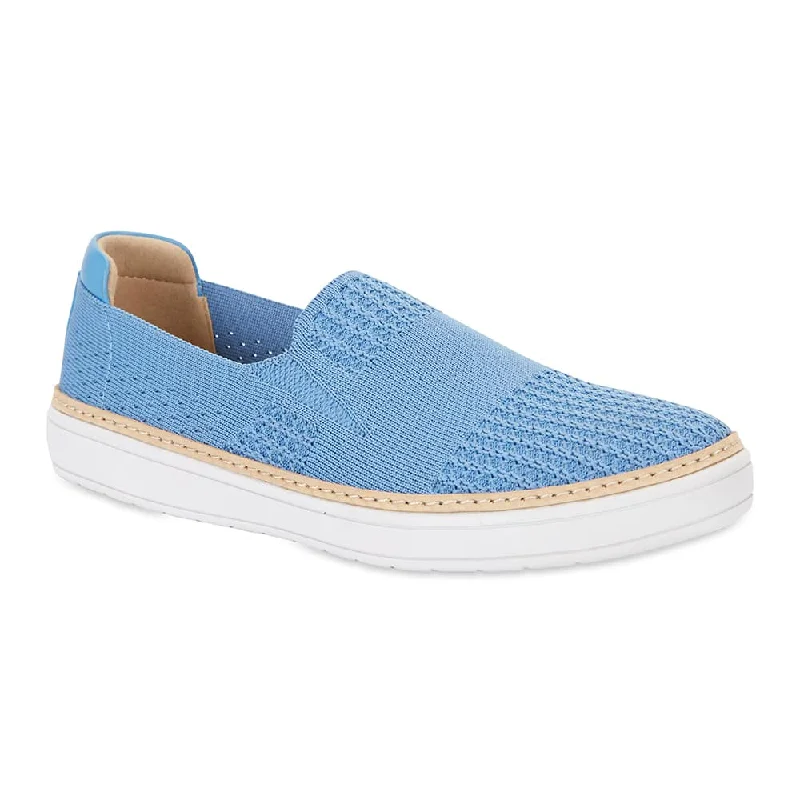 Onyx Loafer in Pale Blue Fabric