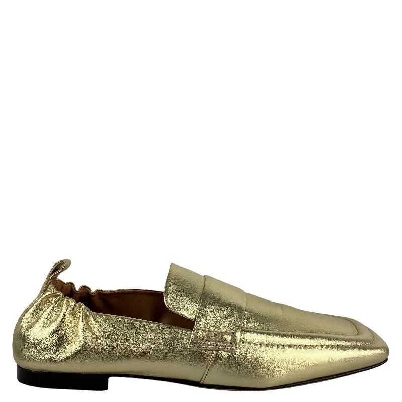 Mansur Gavriel Loafers in Gold