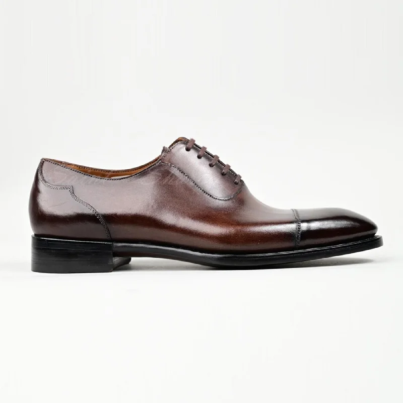 VSong MTO Oxfords Brown Shoes