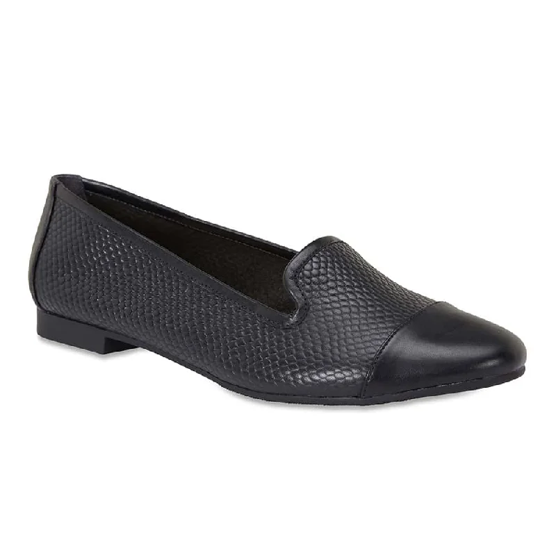 Tamara Loafer in Black Leather