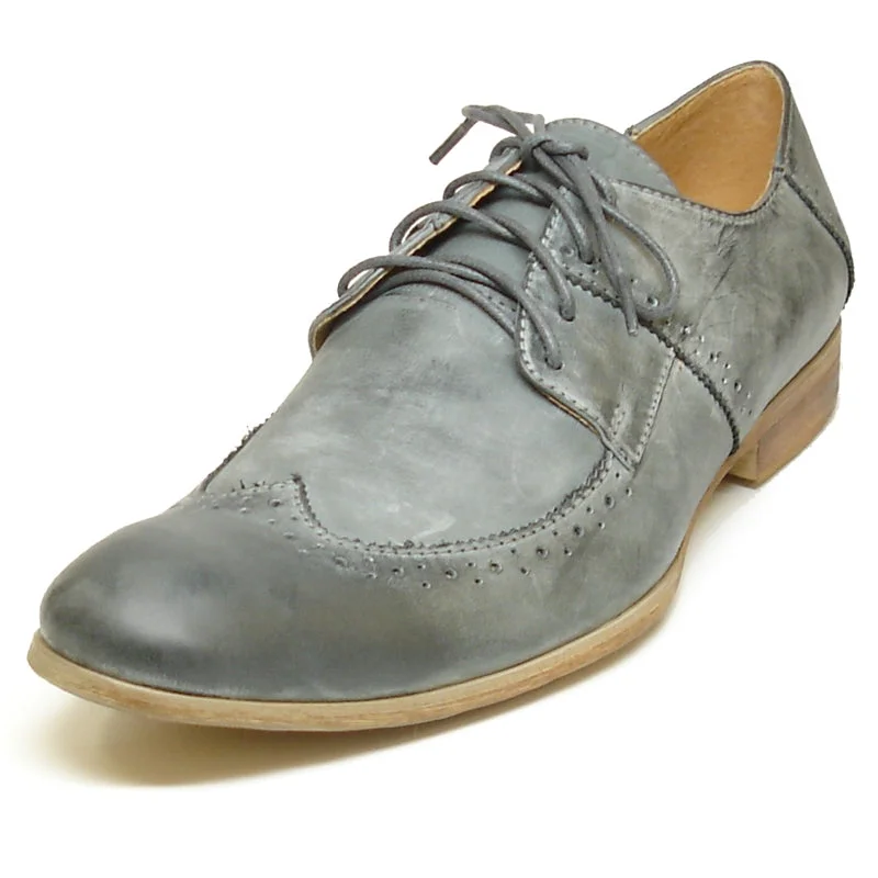 Fiesso FI-7001 Grey Encore Oxfords