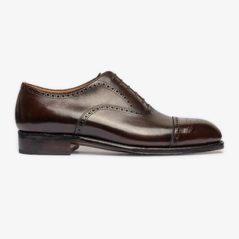 Semi Brogue Oxford - Bitter Choco - Char Last