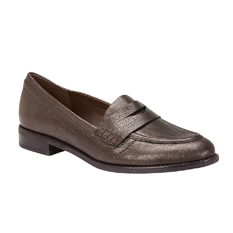 Raven Loafer in Metallic Leather