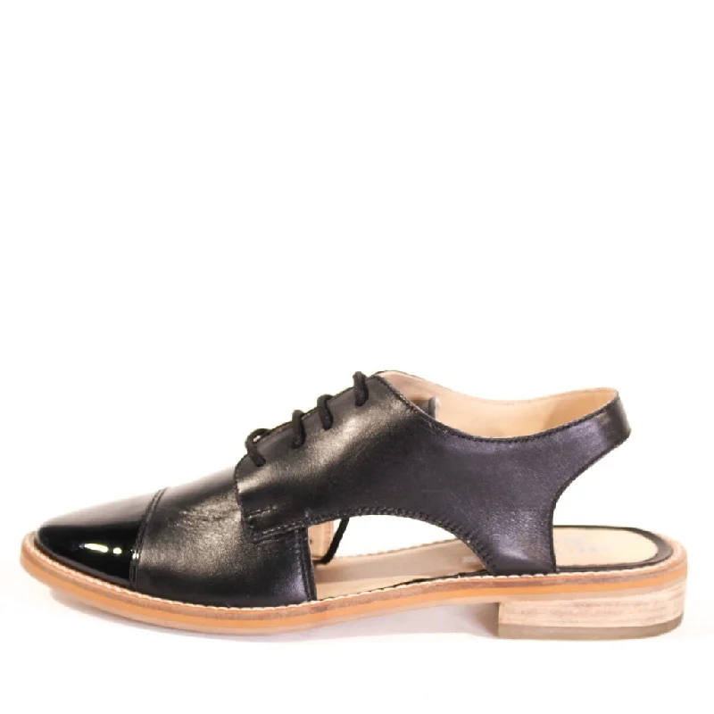 Shay Leather Slingback Loafers