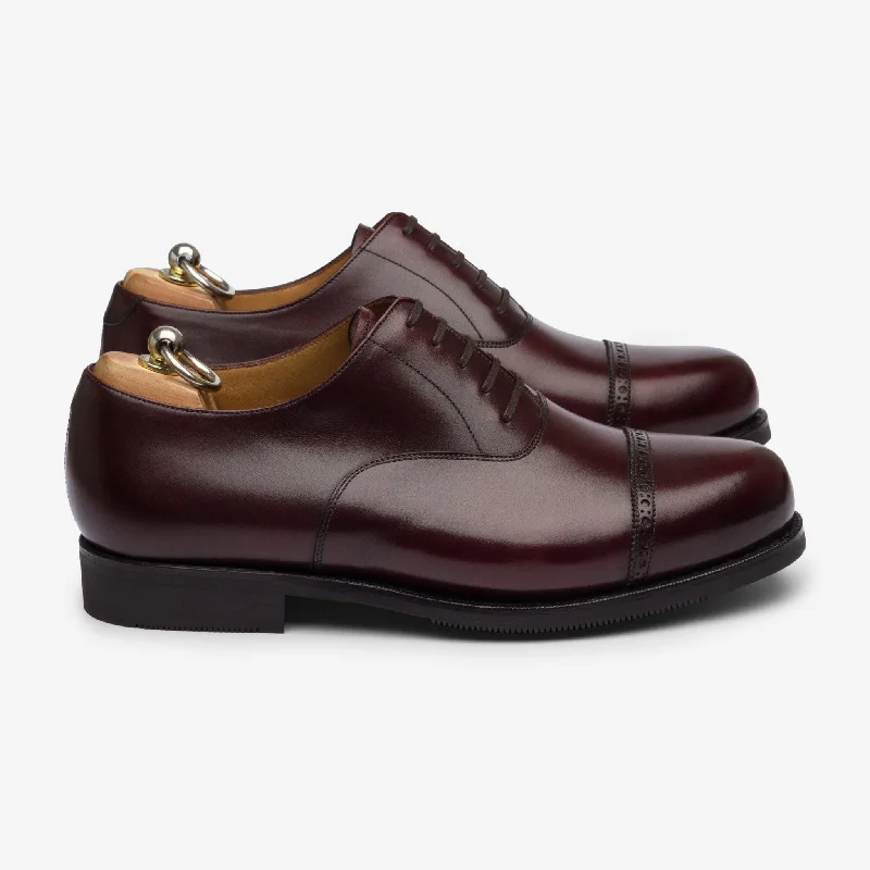 Punch Cap Oxford - Burgundy - Mod Last