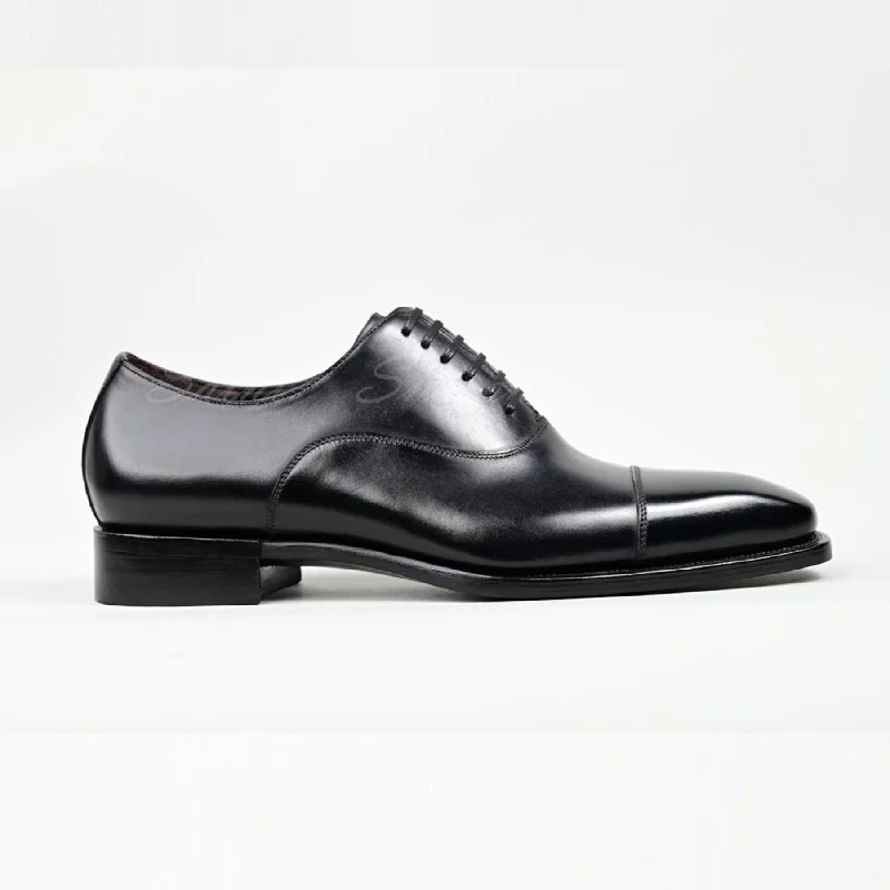 VSong MTO Oxfords Black Shoes