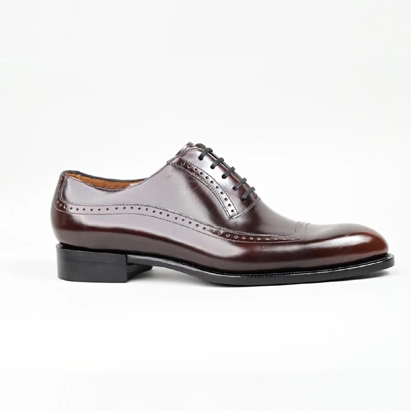 VSong MTO Brown Oxfords Shoes