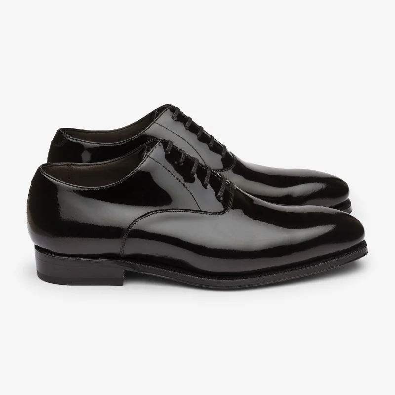 Plain Toe Oxford - Patent Black - Deus Last