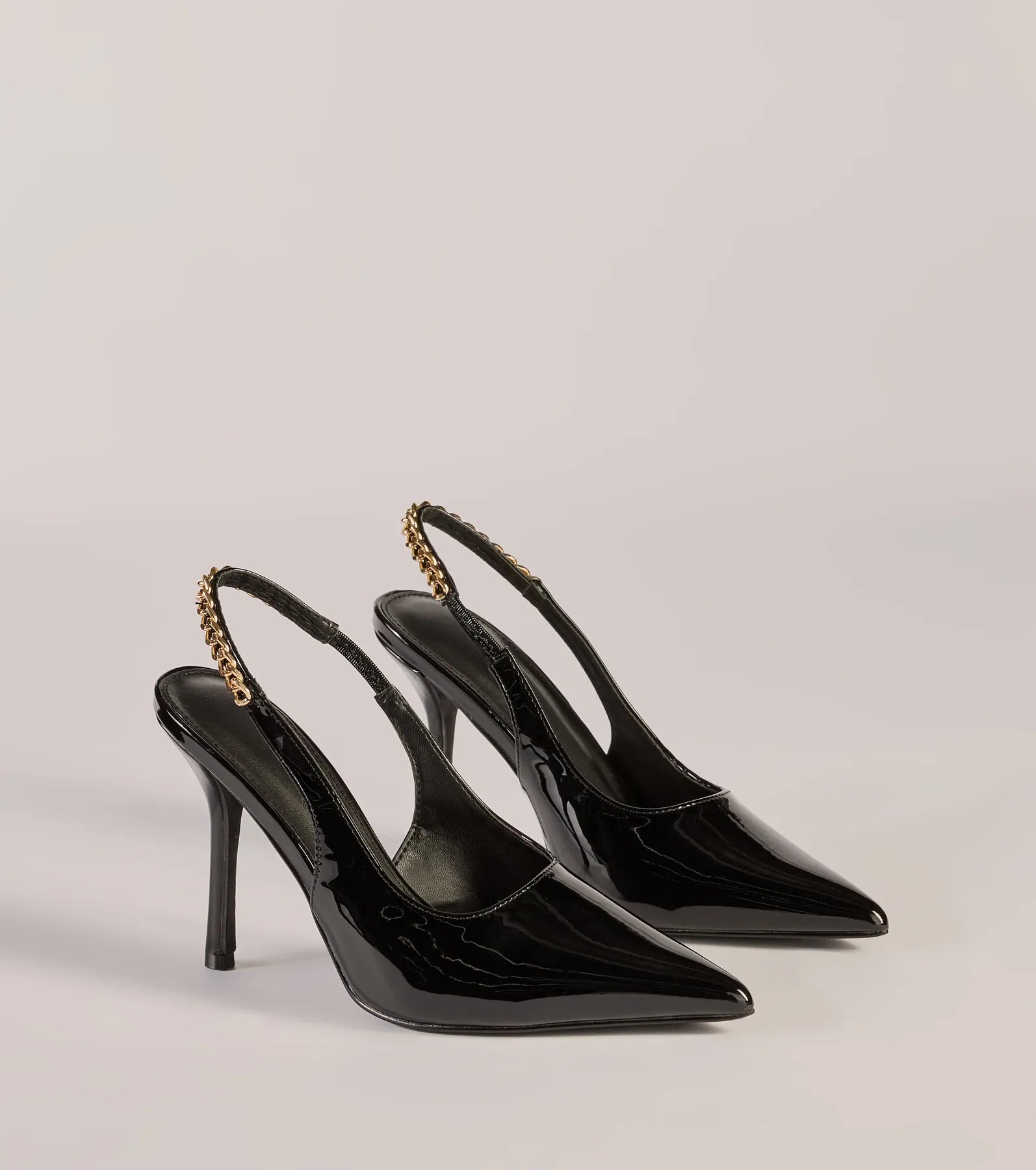 Sleek Strut Slingback Stiletto Pumps