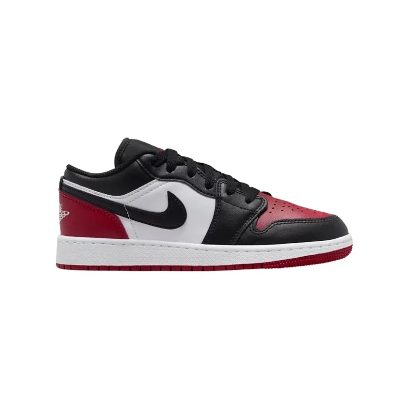 Air Jordan 1 Low (GS), Bred Toe 2.0