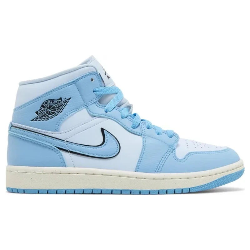 Women's Air Jordan 1 Mid, Ice Blue