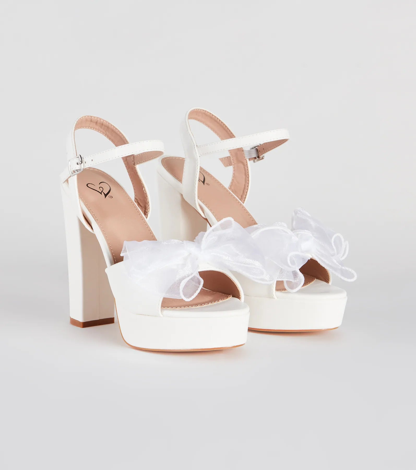 Gorgeous Statement Bow Platform Heels