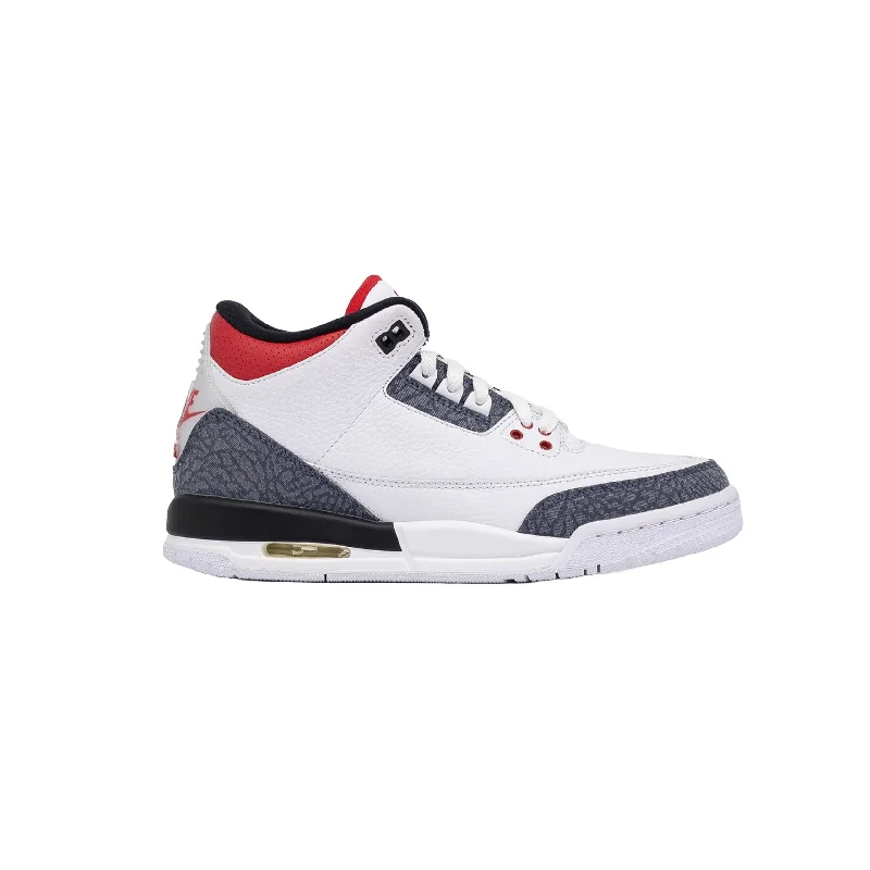 Air Jordan 3 (GS), Denim SE Fire Red