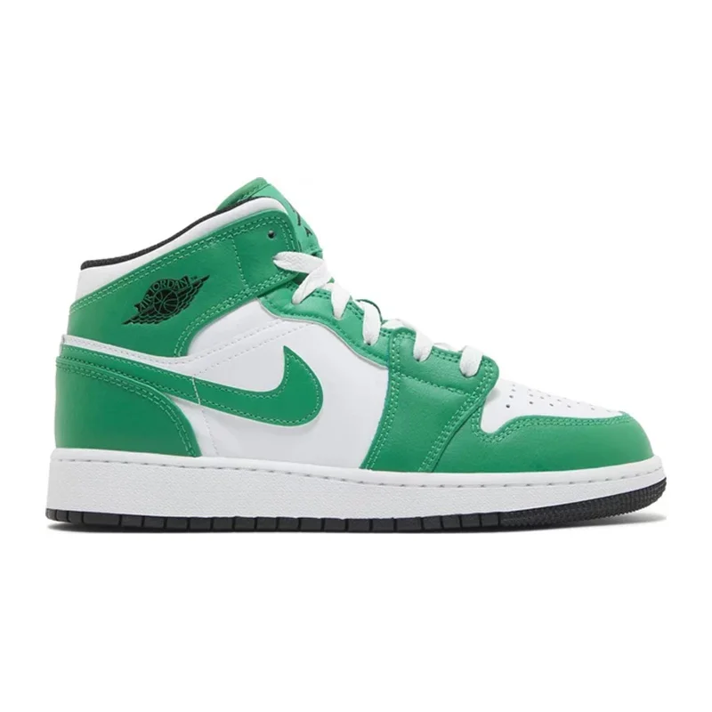 Air Jordan 1 Mid (GS), Lucky Green