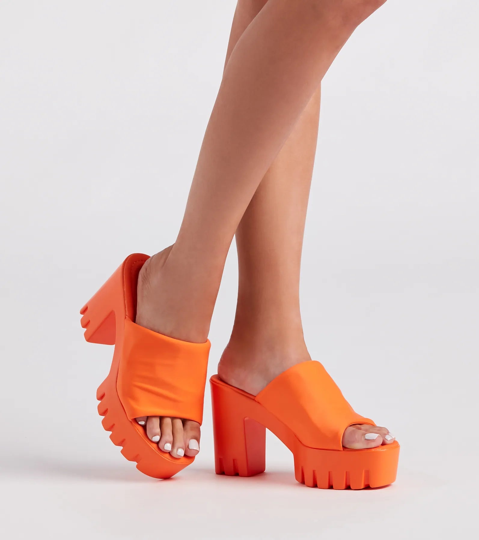 Trendy Girl Era Chunky Platform Mules