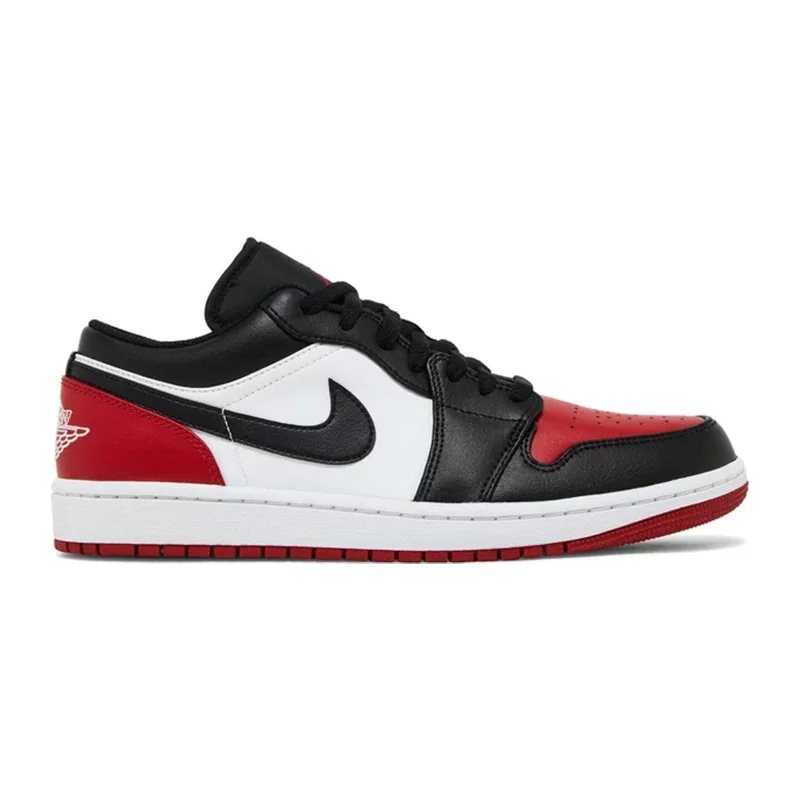 Air Jordan 1 Low, Bred Toe 2.0