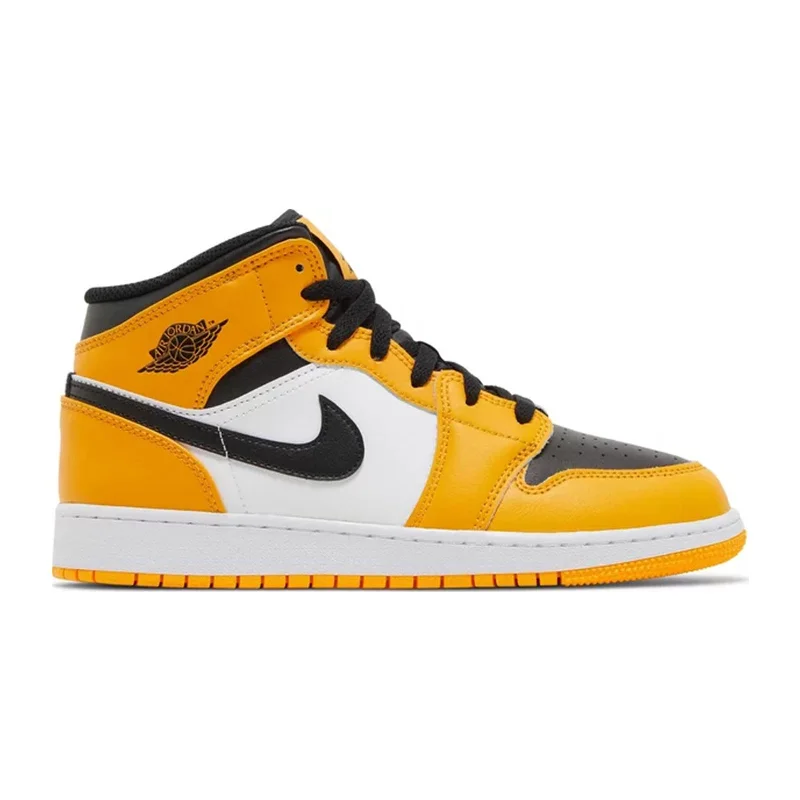 Air Jordan 1 Mid (GS), Reverse Yellow Toe