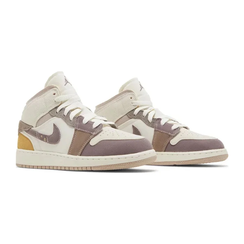 Air Jordan 1 Mid (GS), SE Craft Inside Out Taupe Haze