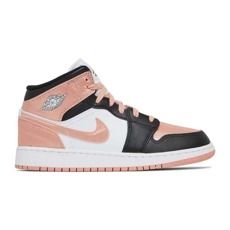 Air Jordan 1 Mid (GS), White Light Madder Root