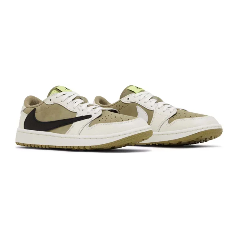 Travis Scott x Air Jordan 1 Low Golf, Neutral Olive