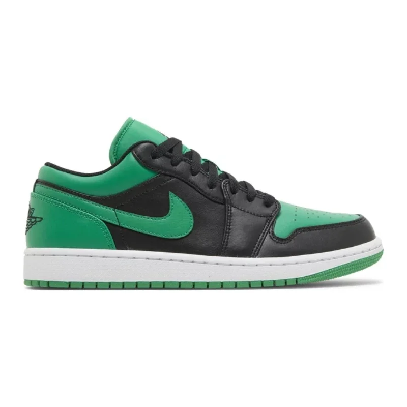 Air Jordan 1 Low (No Box), Black Lucky Green