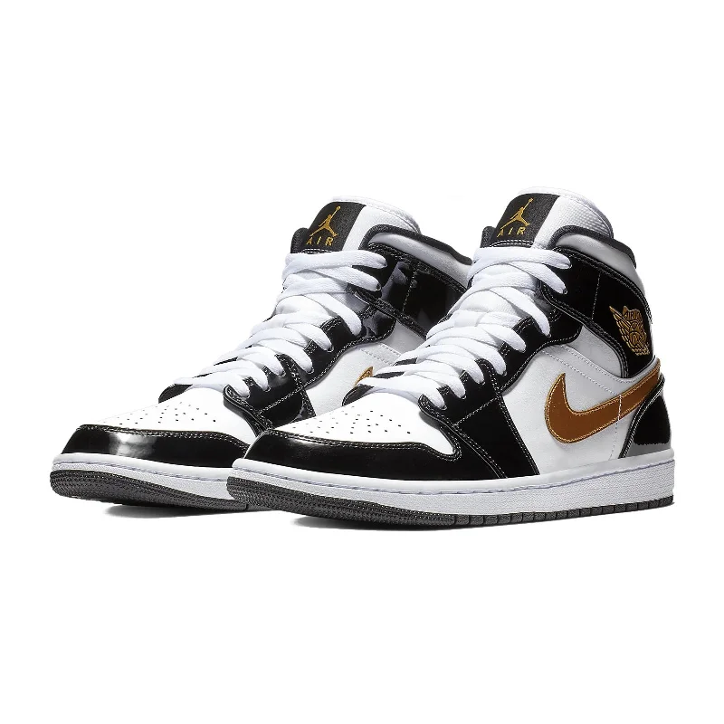 Air Jordan 1 Mid (GS), SE Black Gold