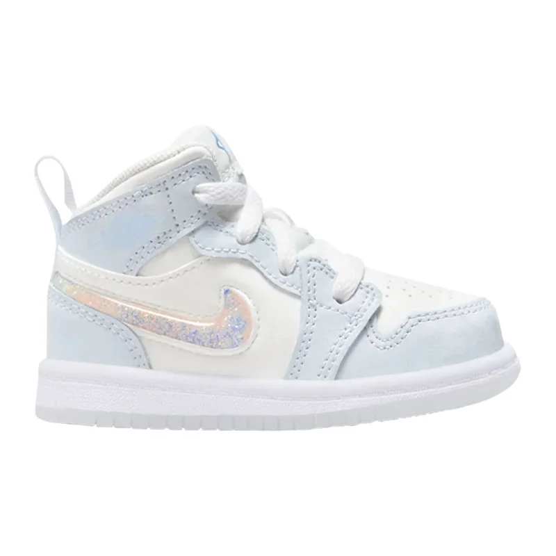 Air Jordan 1 Mid (TD), Glitter Swoosh