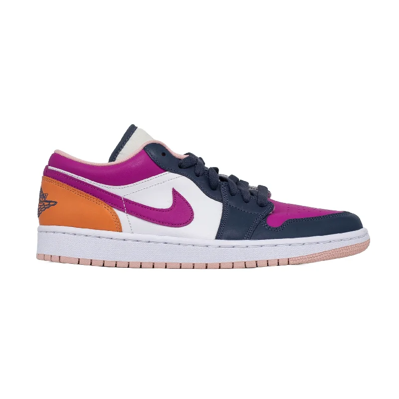 Women's Air Jordan 1 Low, Mismatched- Purple Magenta