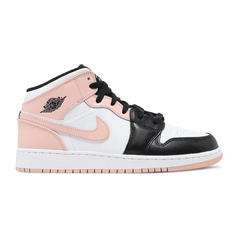 Air Jordan 1 Mid (GS), Crimson Tint