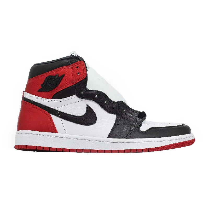 Women's Air Jordan 1 High, Satin Black Toe