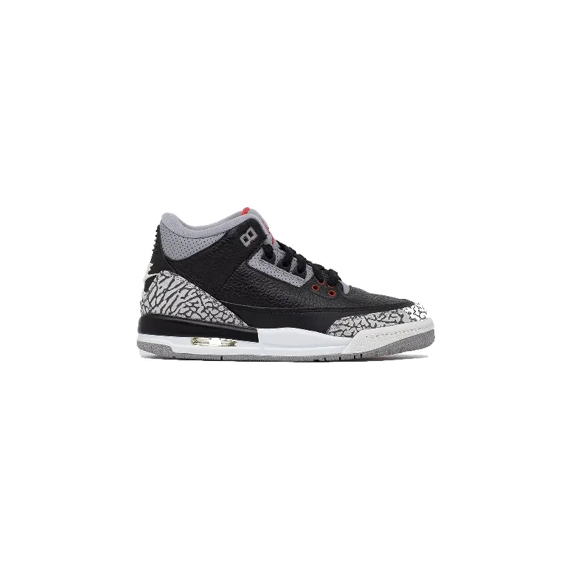 Air Jordan 3 (GS), Black Cement (2018)