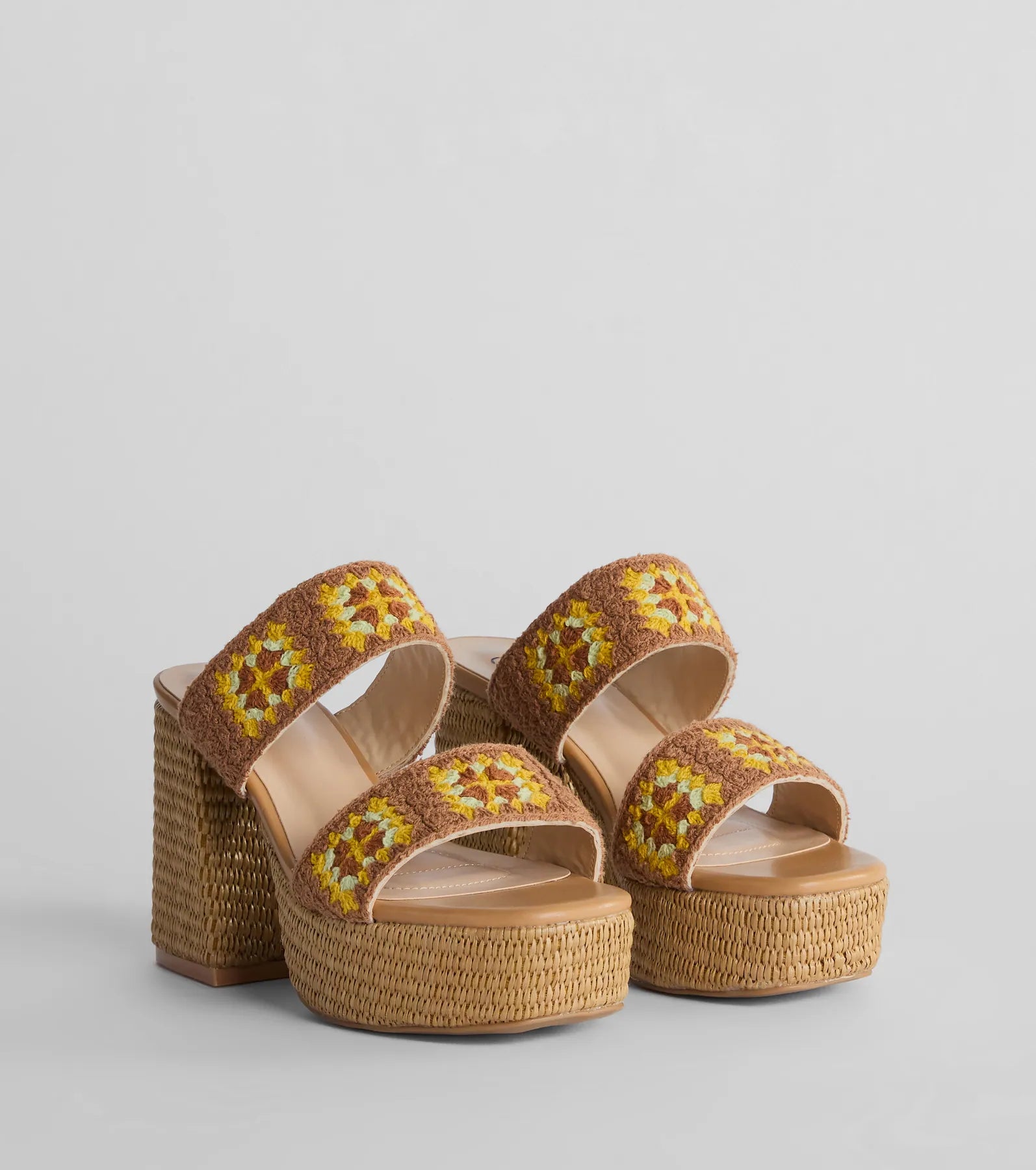 Summer Dream Crochet Espadrille Platform Sandals