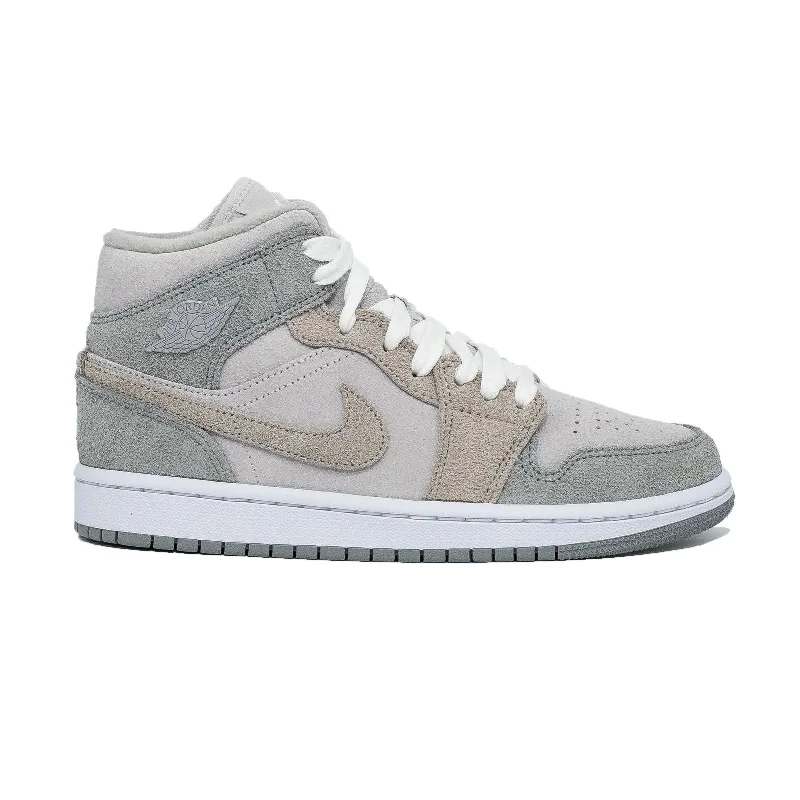 Women's Air Jordan 1 Mid, SE Particle Grey