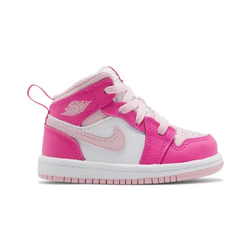 Air Jordan 1 Mid (TD), Fierce Pink