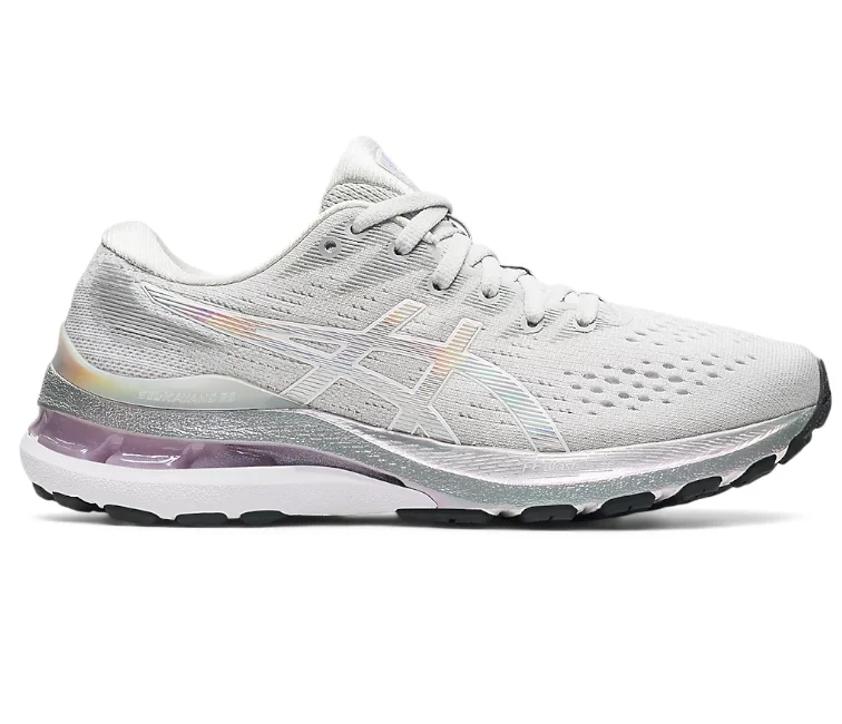 Women's Asics Gel-Kayano 28 Platinum (Glacier Grey/White)