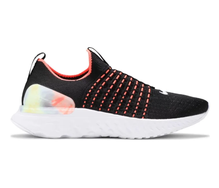 Women's Nike React Phantom Run FK 2 (Black/Bright Mango)