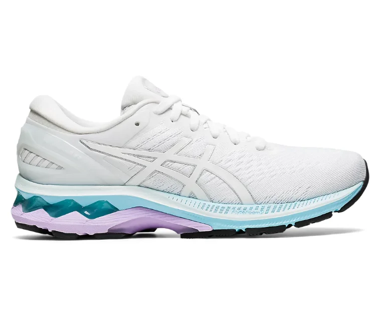 Women's Asics Gel-Kayano 27 (White/Pure Silver)