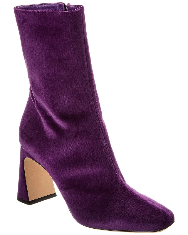 Alberta Ferretti Velvet Bootie