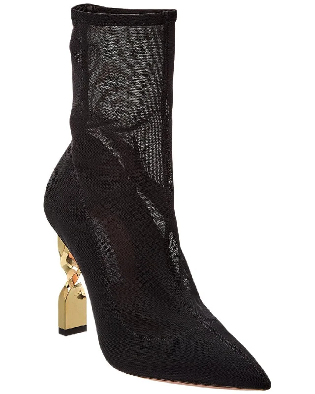 Aquazzura Twist 105 Mesh Bootie