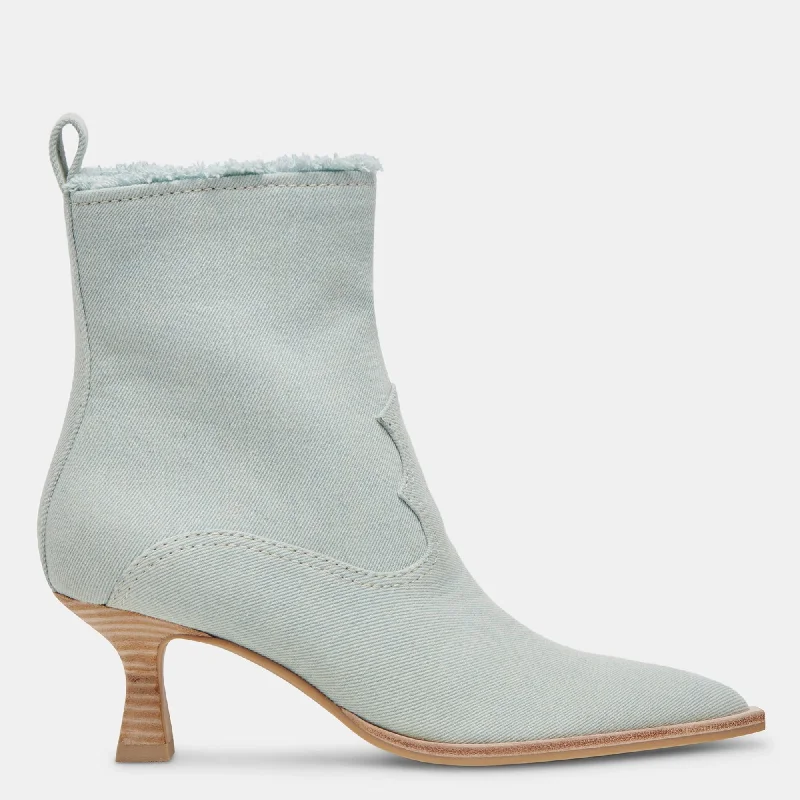 Austin Boots Light Blue Denim