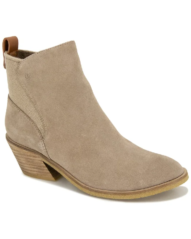 Gentle Souls Clint Western Suede Bootie